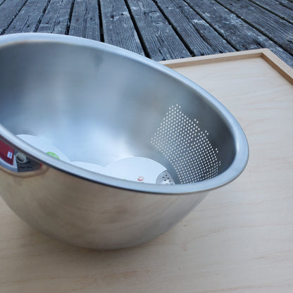 3Way Rinsing Bowl - Stainless Steel