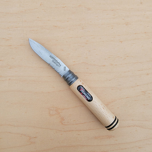 André Verdier Coyote Trekking 8.5cm Beech - Stainless with Corkscrew