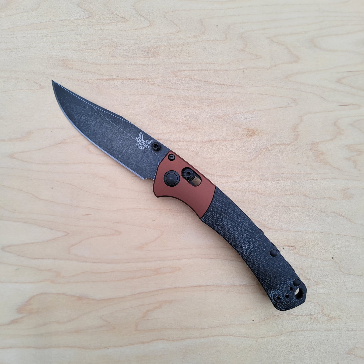 Benchmade 15085BK-04 Mini Crooked River - MagnaCut Burnt Copper