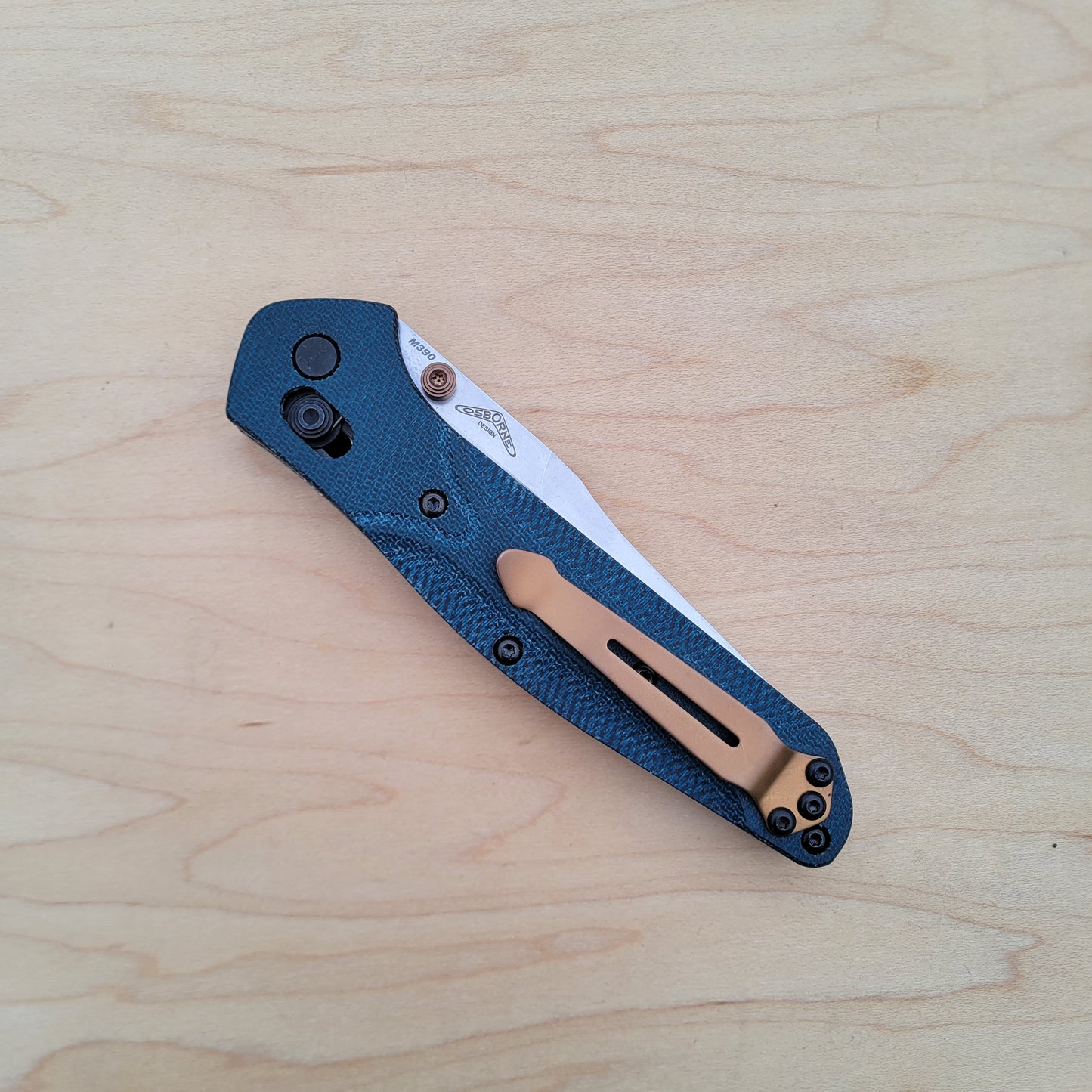 Benchmade 940-04 Osborne - Blue Denim Micarta