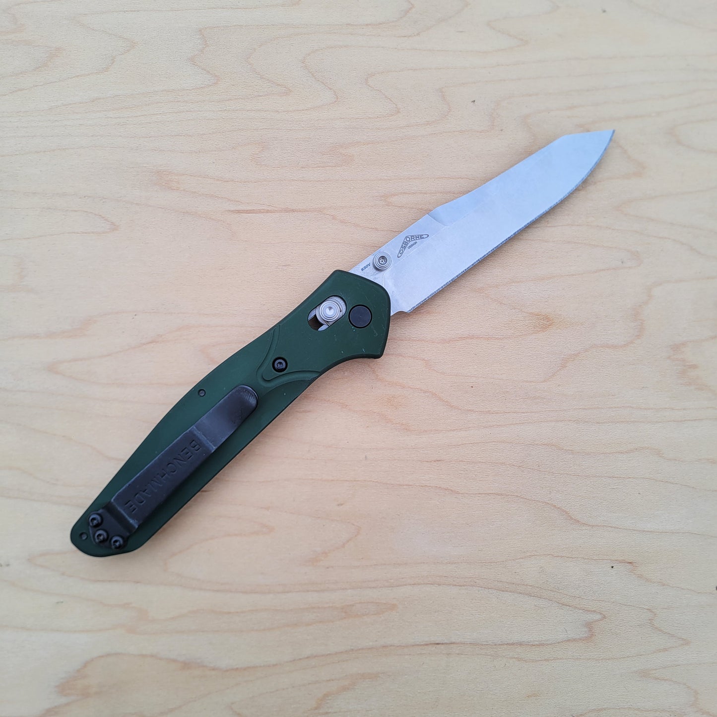 Benchmade 940 Osborne - Green Aluminum