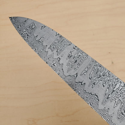 Brian Hanson Damascus 210mm Gyuto - Emerald Maple Burl