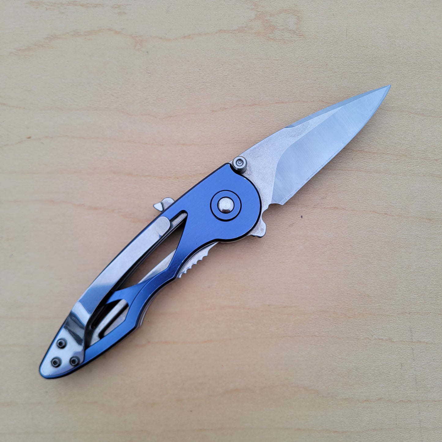 Buck Rush 290-1 - Blue Anodized Aluminum - Used
