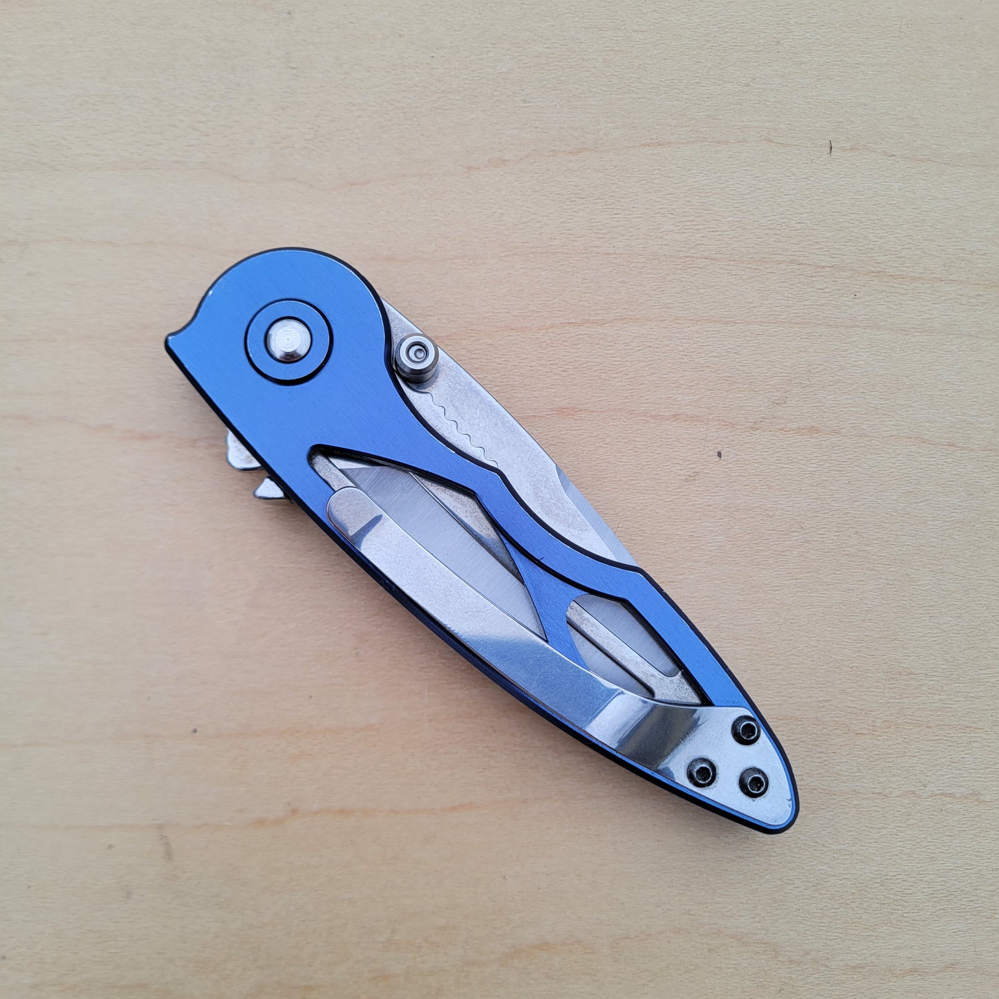 Buck Rush 290-1 - Blue Anodized Aluminum - Used