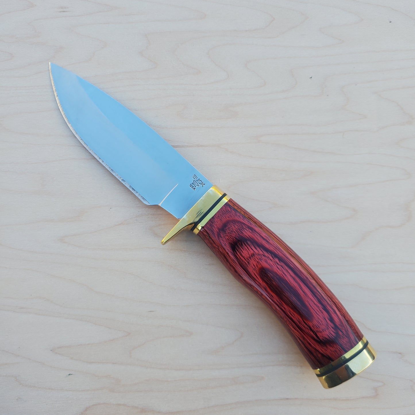 Buck 192 Vanguard Hunting Knife - Rosewood