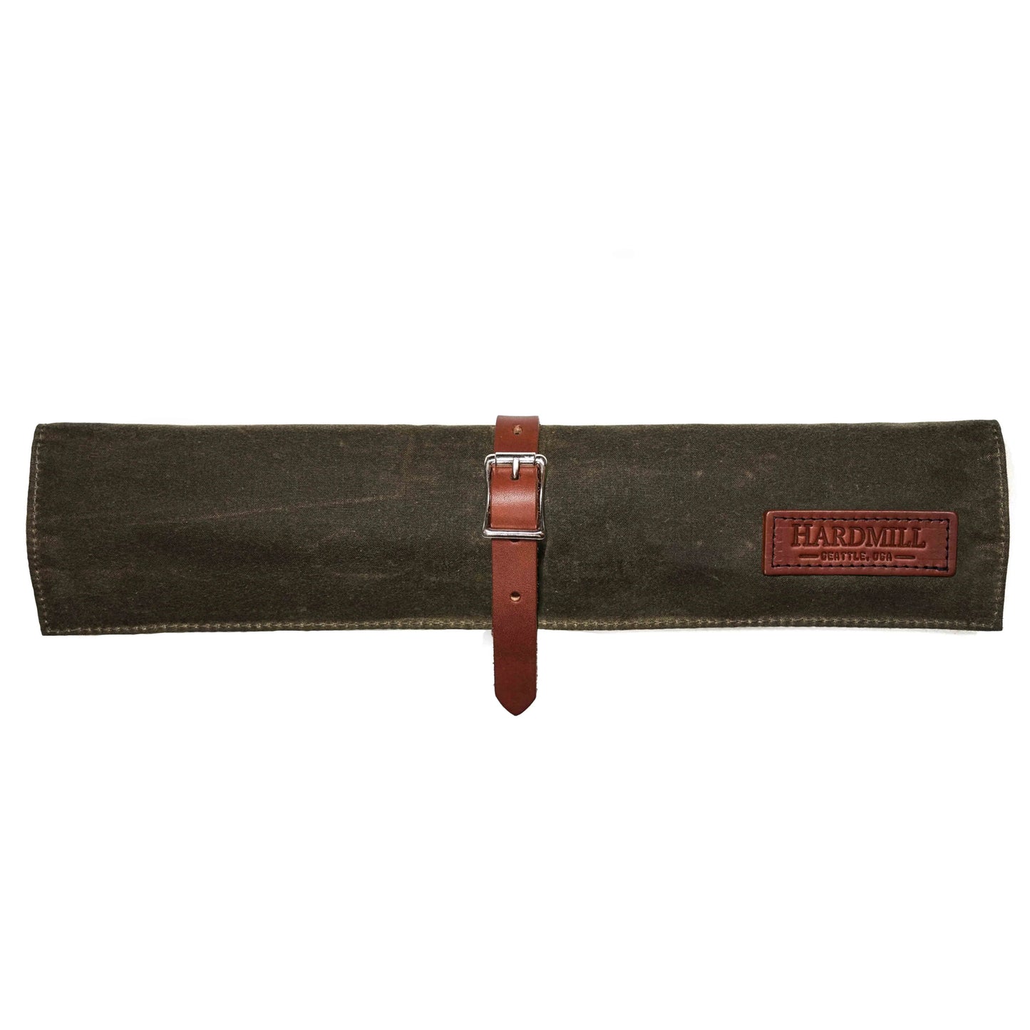 Hardmill Waxed Canvas Compact Knife Roll