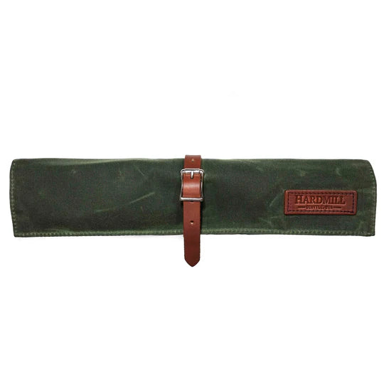 Hardmill Waxed Canvas Compact Knife Roll