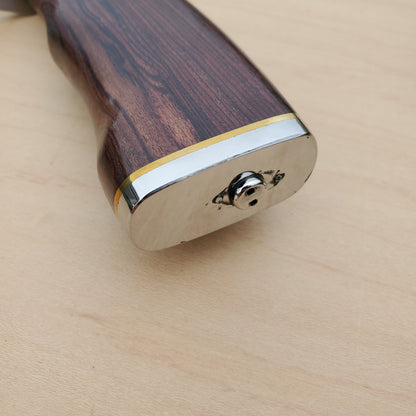 Dan Petersen Bowie 10.5" Damascus Cocobolo