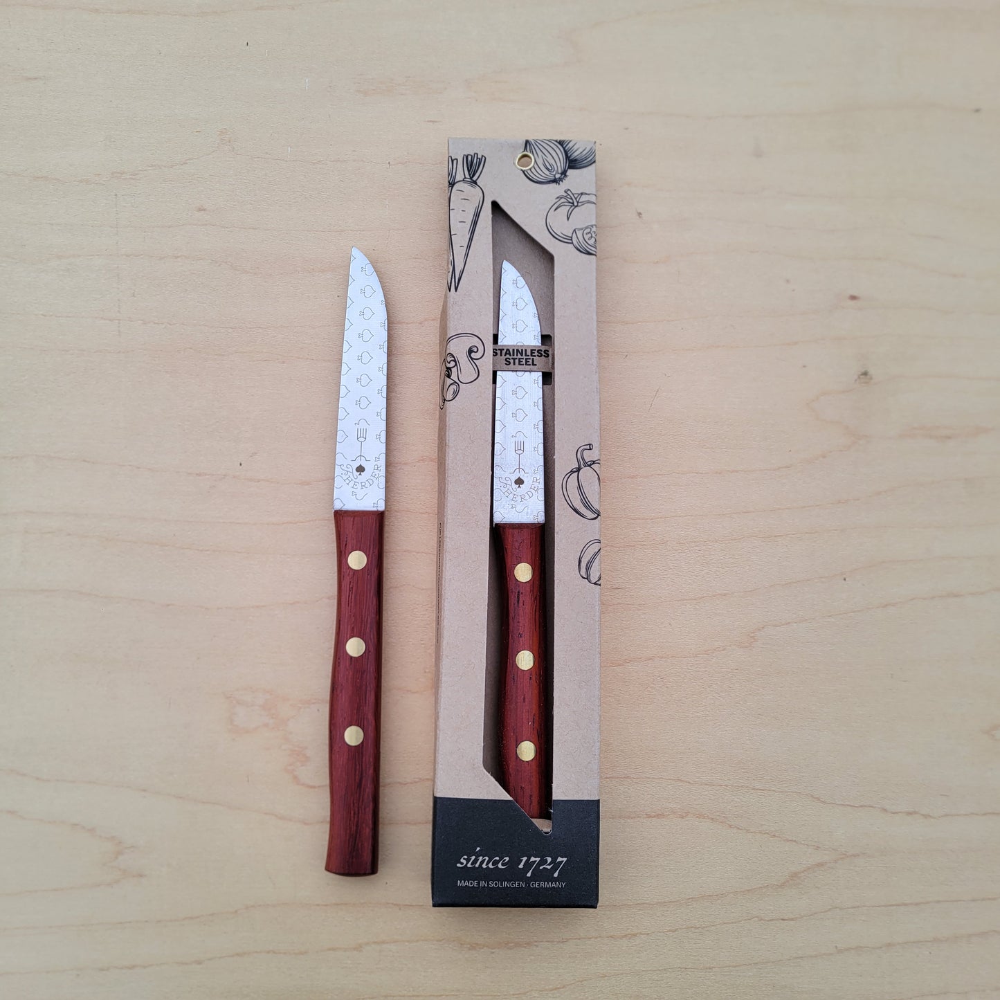 Friedr Herder 3.25" Spade Sheepsfoot Paring