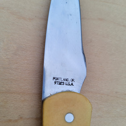 Gerber 6006 LST Ivory Micarta Lockback