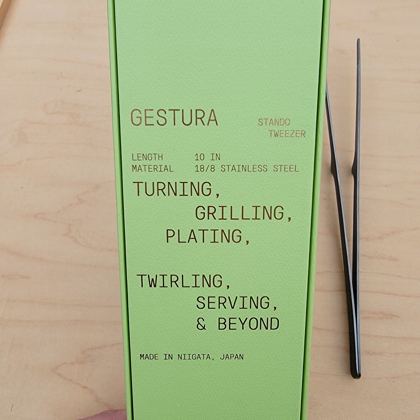 Gestura Stando Plating Tweezer - Gunmetal