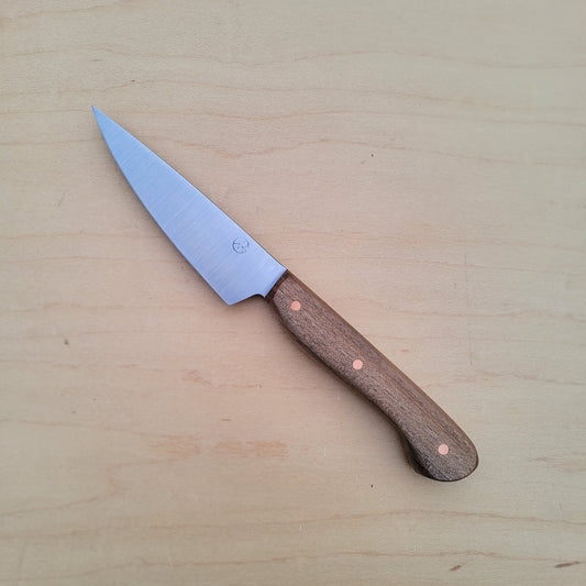 Grakka Metalworks - 4" Paring - Black Walnut