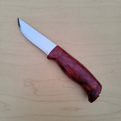 Helle Allmenn Knife - 12C27 - Curly Birch