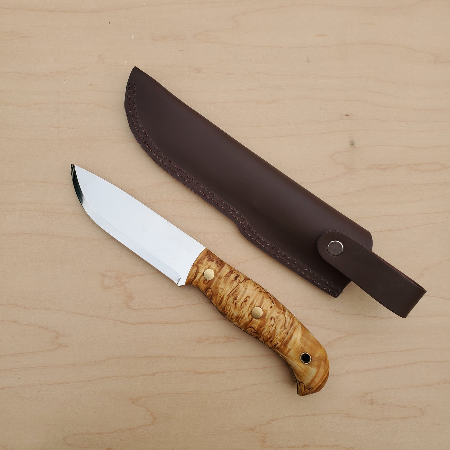 Helle Nordlys 4.8" Bushcraft Knife - 14C28N