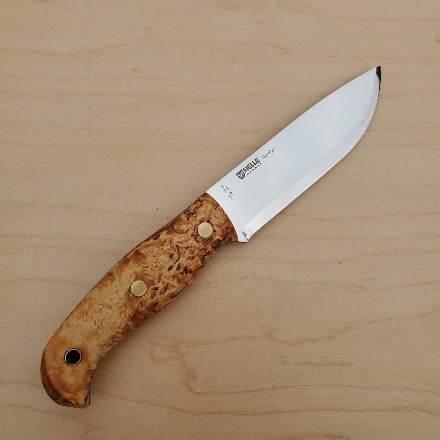 Helle Nordlys 4.8" Bushcraft Knife - 14C28N