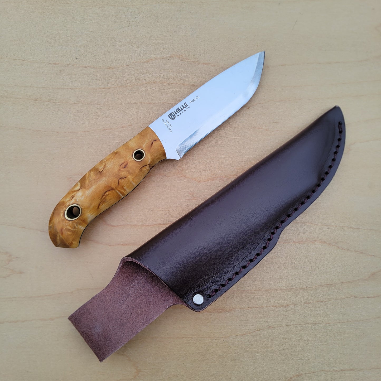 Helle Polaris 3.25" Bushcraft Knife - 14C28N