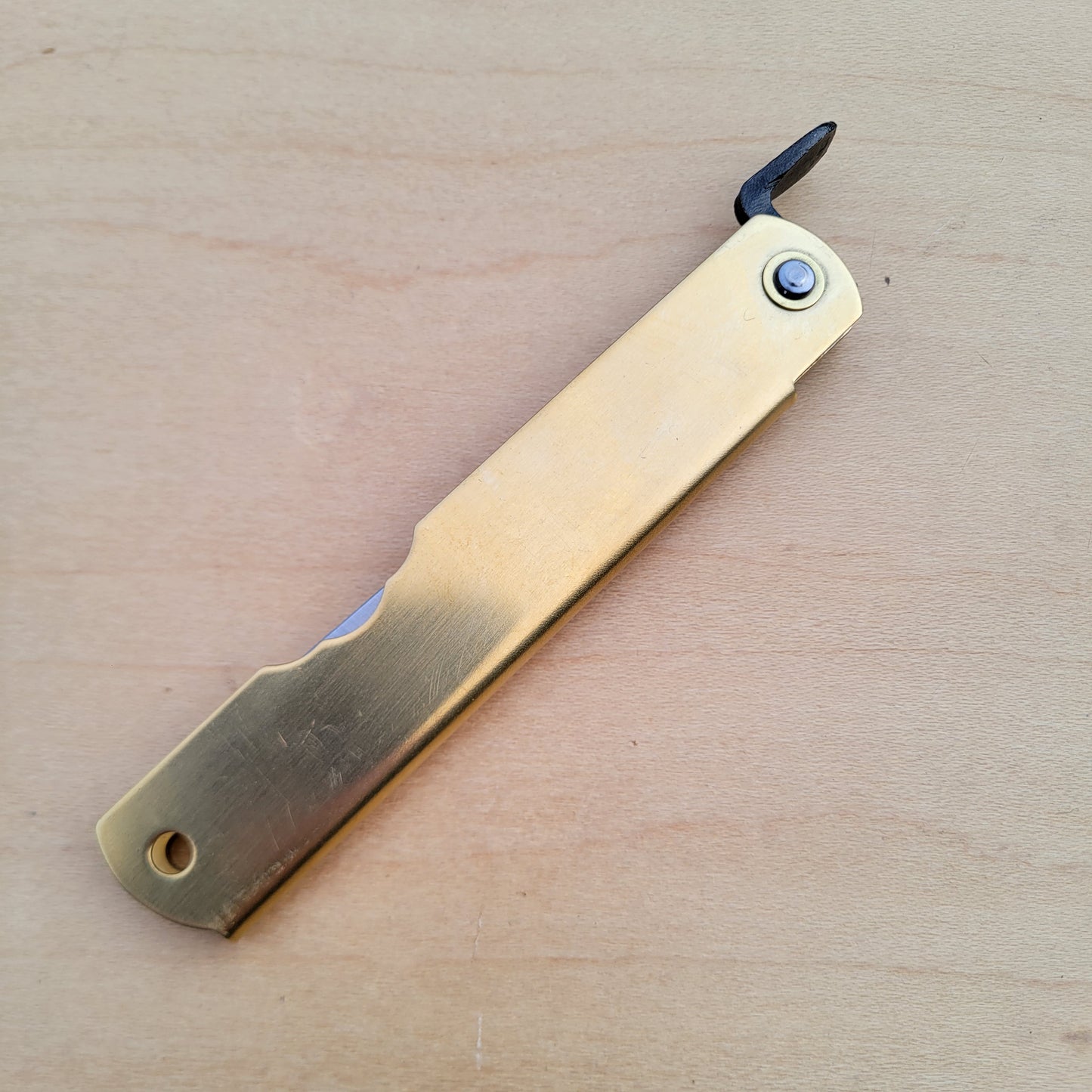 Higonokami 3" Aogami - Brass