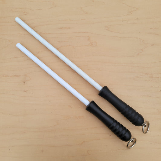 Idahone Ceramic Honing Rod - Black Handle with Ring