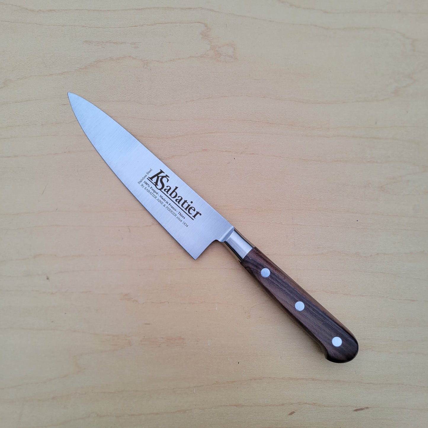 K Sabatier Bolsterless 5.75" Chef - Stainless Palissander