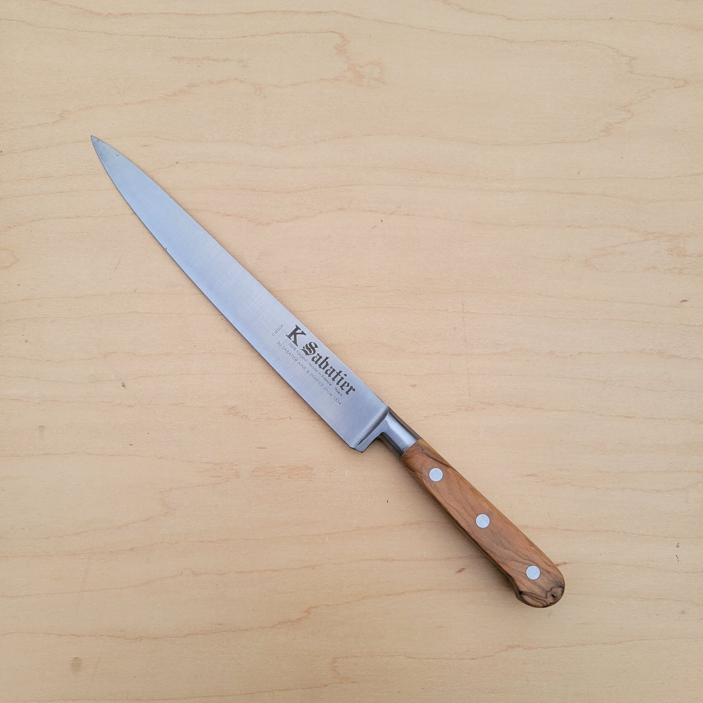 K Sabatier 8" Flexible Fillet Carbon Olive