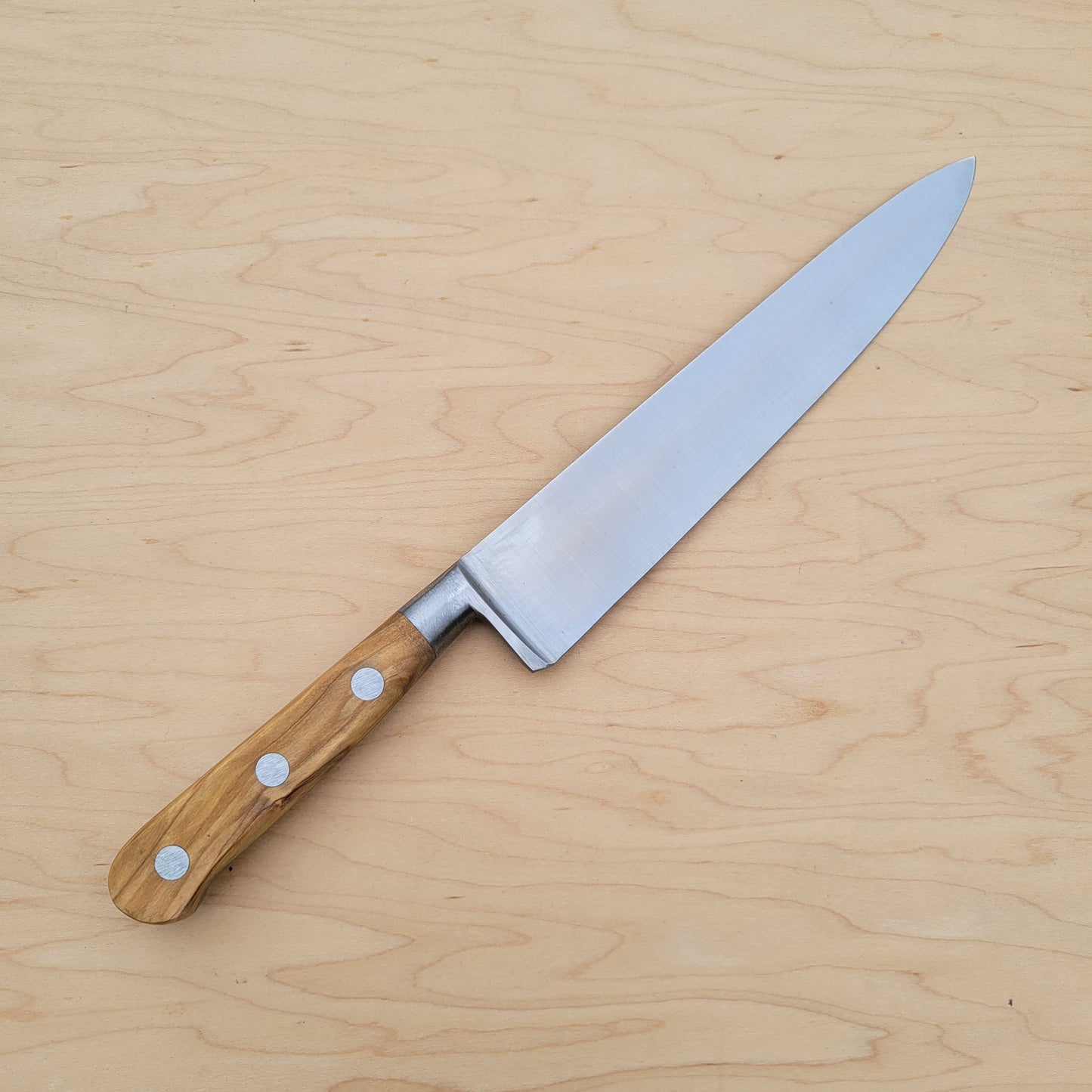 K Sabatier 8" Chef Authentique Carbon - Olive Handle