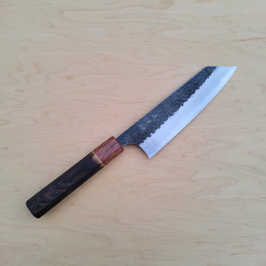 Yoshimi Kato AS 170mm Bunka Kaku-Tsuchime Kurouchi
