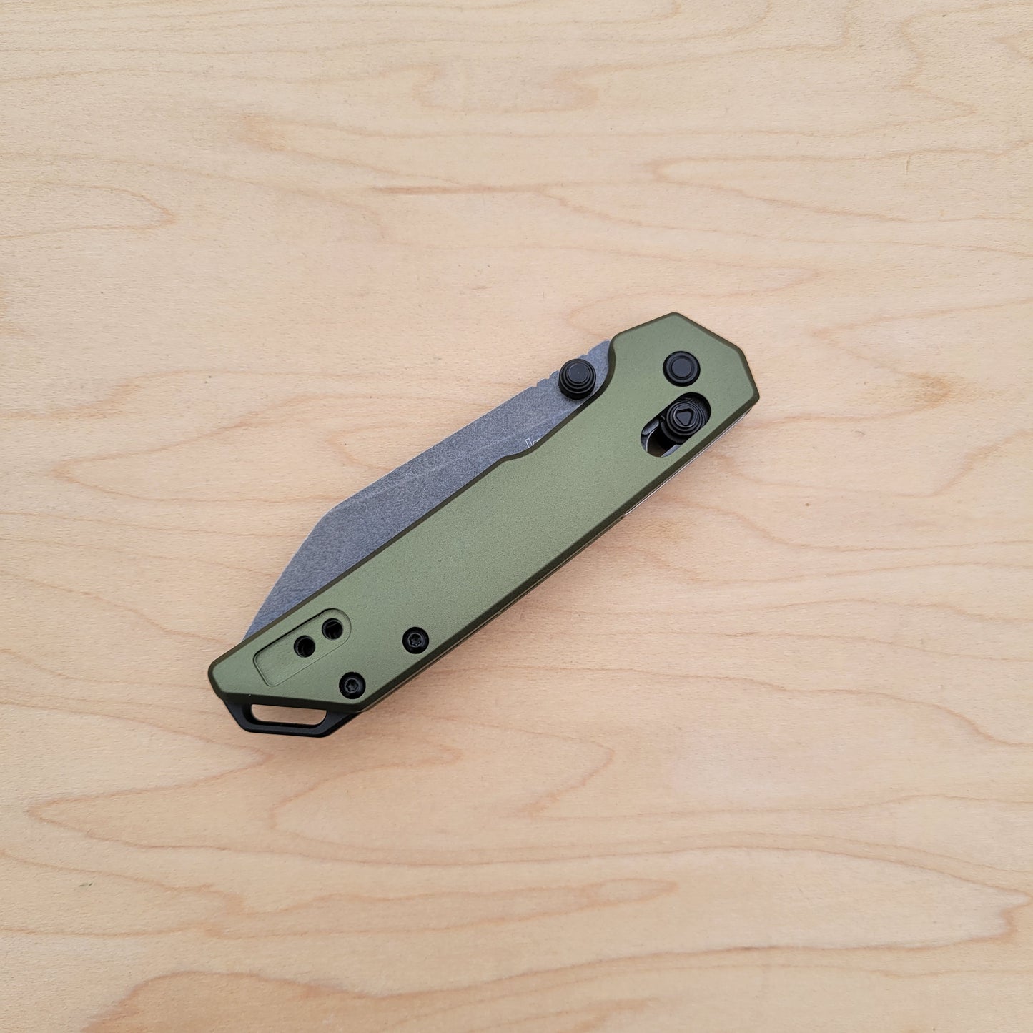 Kershaw Mini Iridium DuraLock - Reverse Tanto Olive Green BW