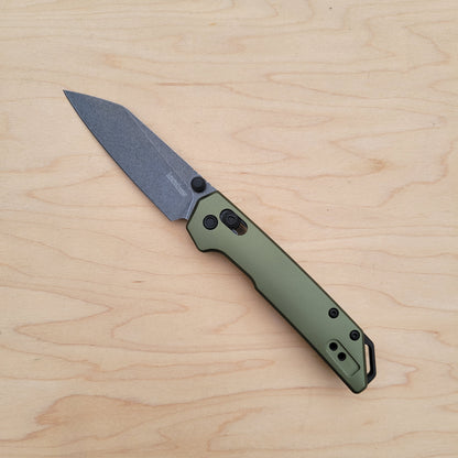 Kershaw Mini Iridium DuraLock - Reverse Tanto Olive Green BW