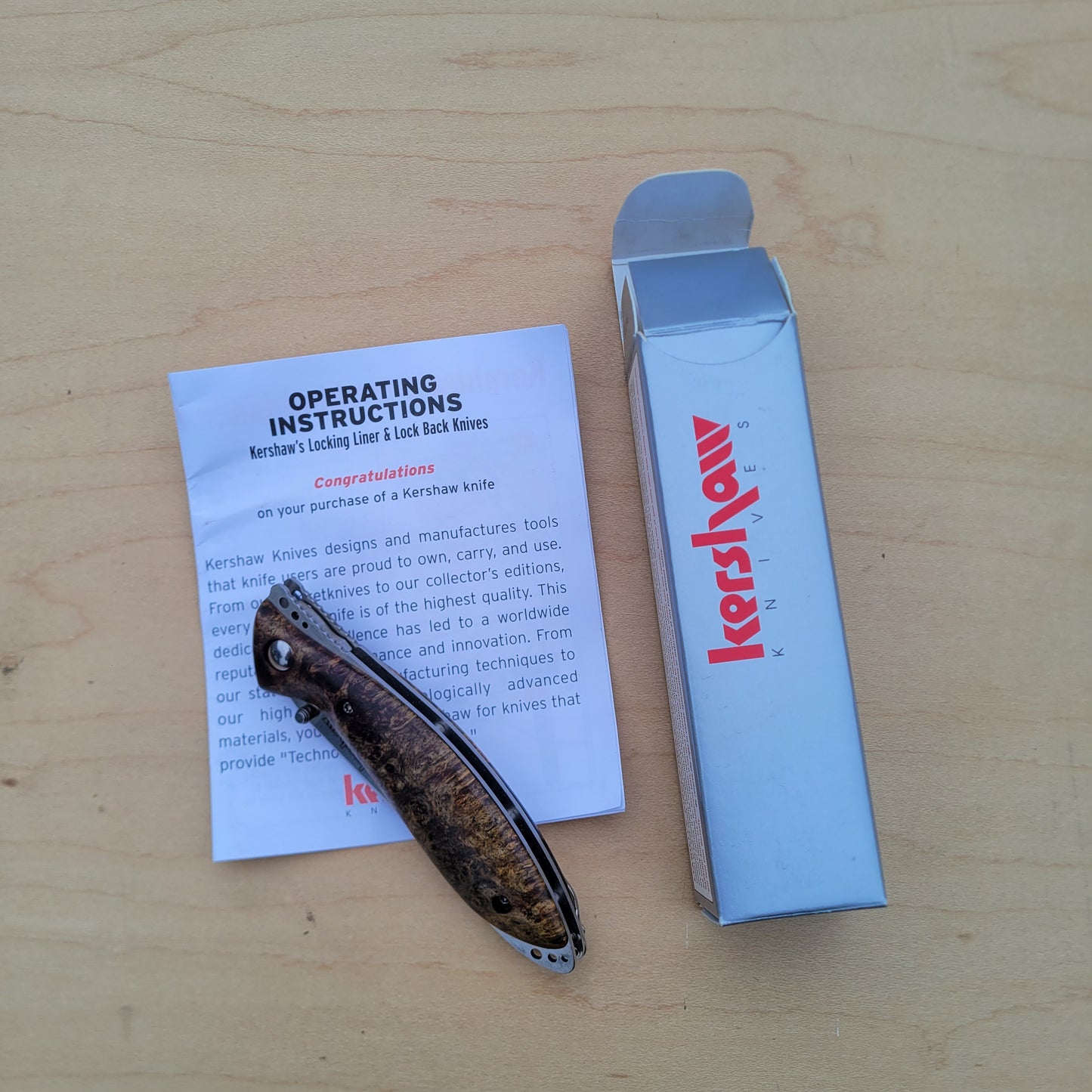 Kershaw 1460 Splinter Quince