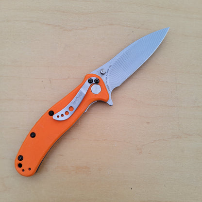 Kershaw Zing 1735OR - Orange Scalloped Blade - USED