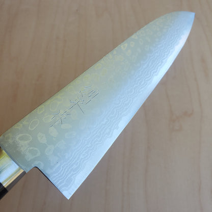 Masutani VG10 Damascus 180mm Gyuto - Black Handle
