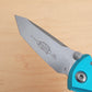 Microtech Socom Elite Tanto Linerlock Blue Aluminum