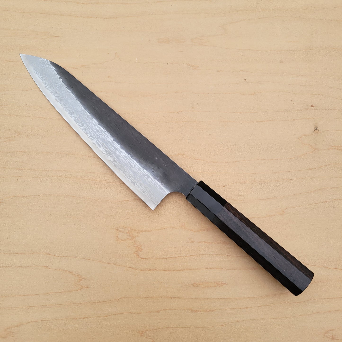 Nigara Hamono VG XEOS 210mm Gyuto Damascus Kurouchi