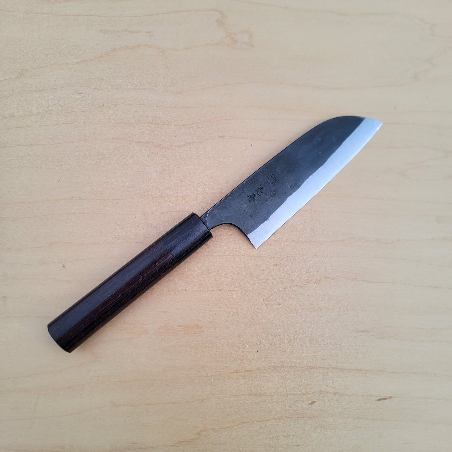 Onihiro Shirogami #1 120mm Santoku - Rosewood