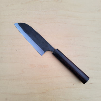 Onihiro Shirogami #1 120mm Santoku - Rosewood