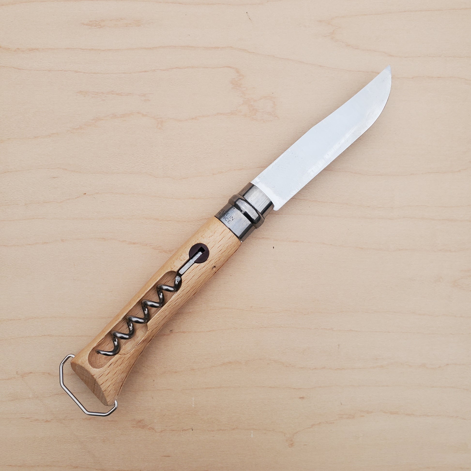 Opinel Corkscrew No. 10 Folding Knife