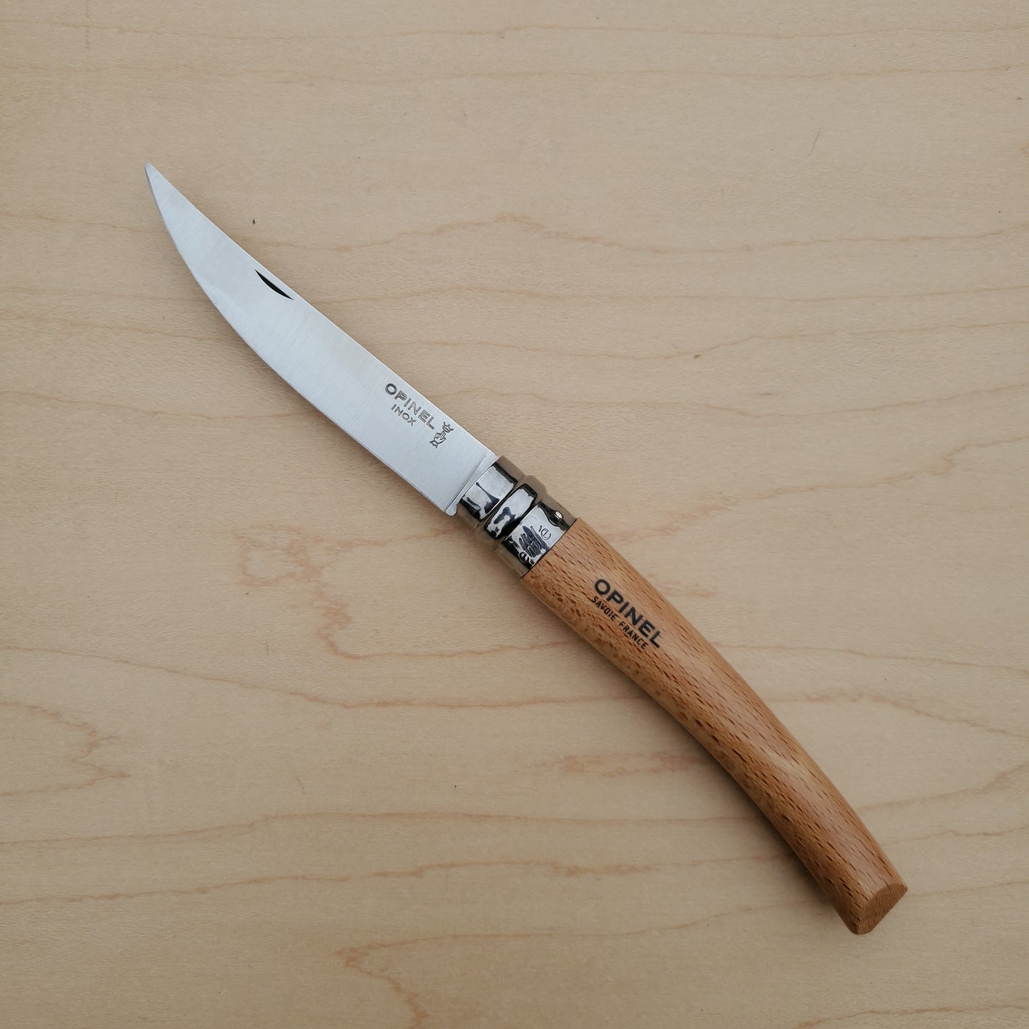 Opinel Effile No.10 Beech Slim Folding Knife