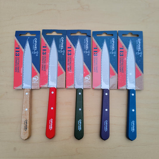 Opinel Serrated Paring Knife N.113
