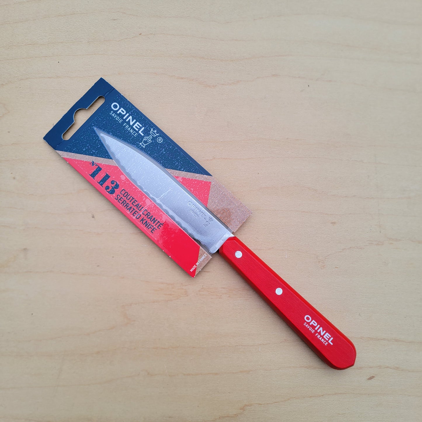 Opinel Serrated Paring Knife N.113