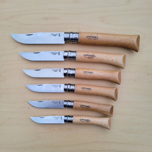 Opinel Classic Folding Knives - Stainless Steel 'Inox'