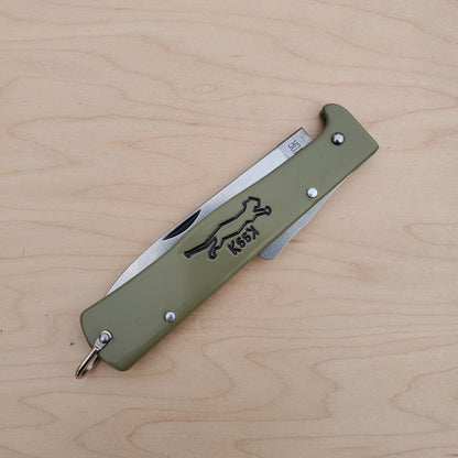 Otter Messer Mercator 'Black Cat' Lock Back - OD Green