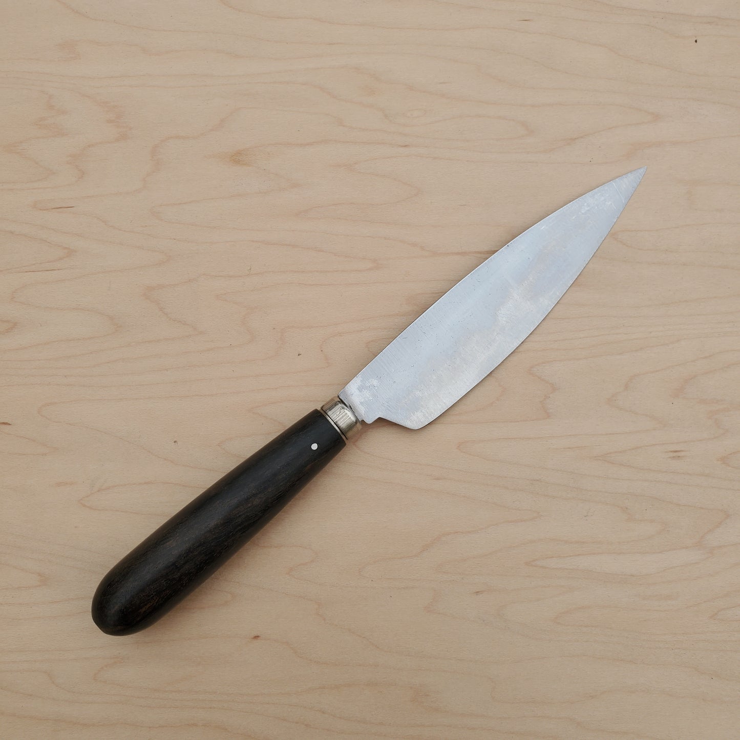 Pallares 'Leaf' 5" Kitchen Knife - Carbon Steel - Ebony