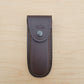 Pallares Leather Sheath Vertical for 12cm Folding Knife - Brown