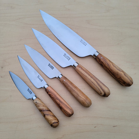 Pallares 'Leaf' Set of 5 - Stainless - Olive