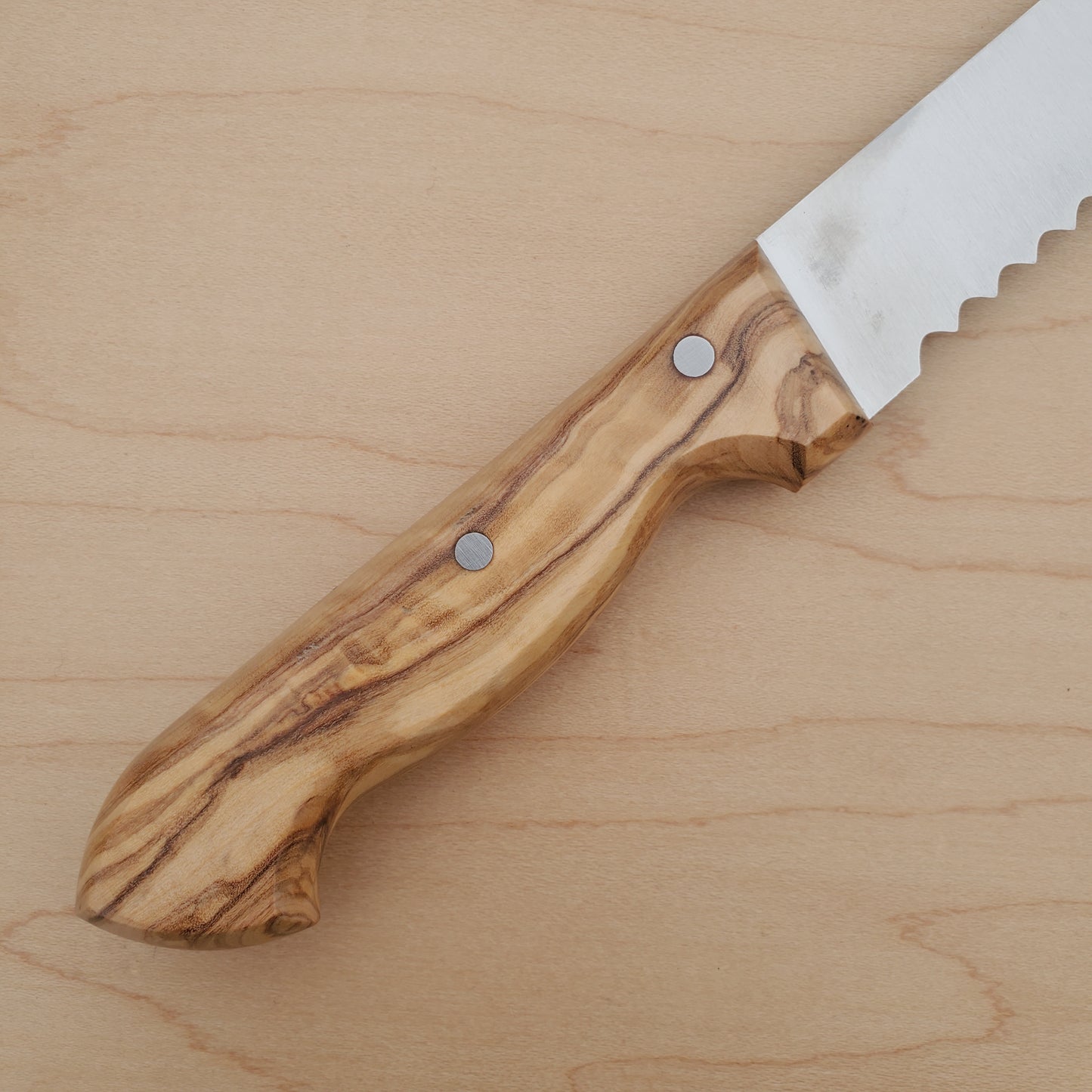 Pallares Bread Knife 10" - Olive