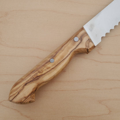 Pallares Bread Knife 10" - Olive