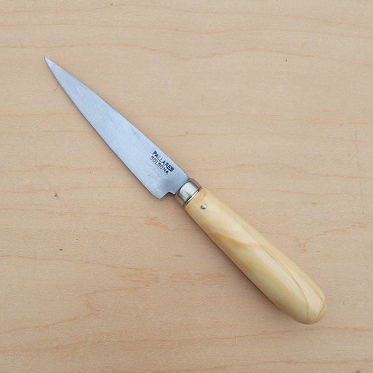 Pallares Pointed 4" Paring Knife Boxwood - Carbon Steel