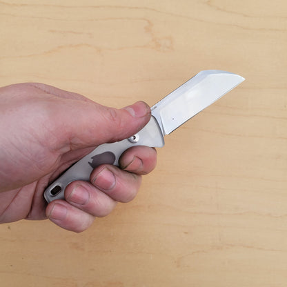 QSP Baby Penguin Fixed Blade - Clear Acrylic