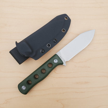 QSP Canary Fixed Blade - Green Micarta