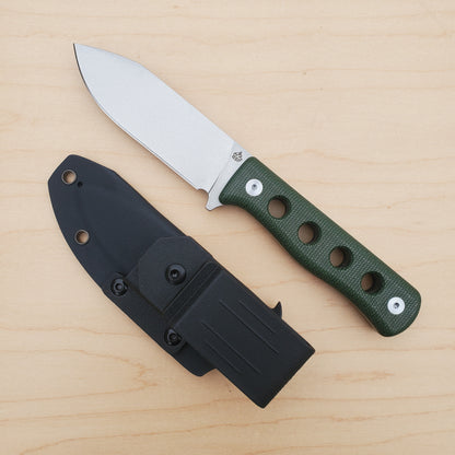 QSP Canary Fixed Blade - Green Micarta